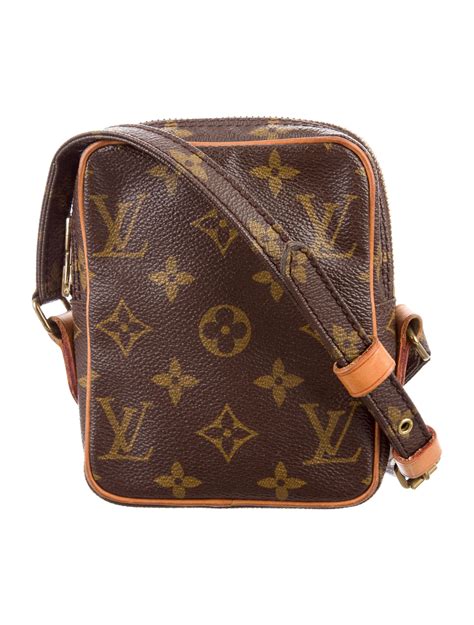 louis vuitton monogram mini danube bag|Louis Vuitton Ebene Monogram Mini Lin Canvas Danube Bag.